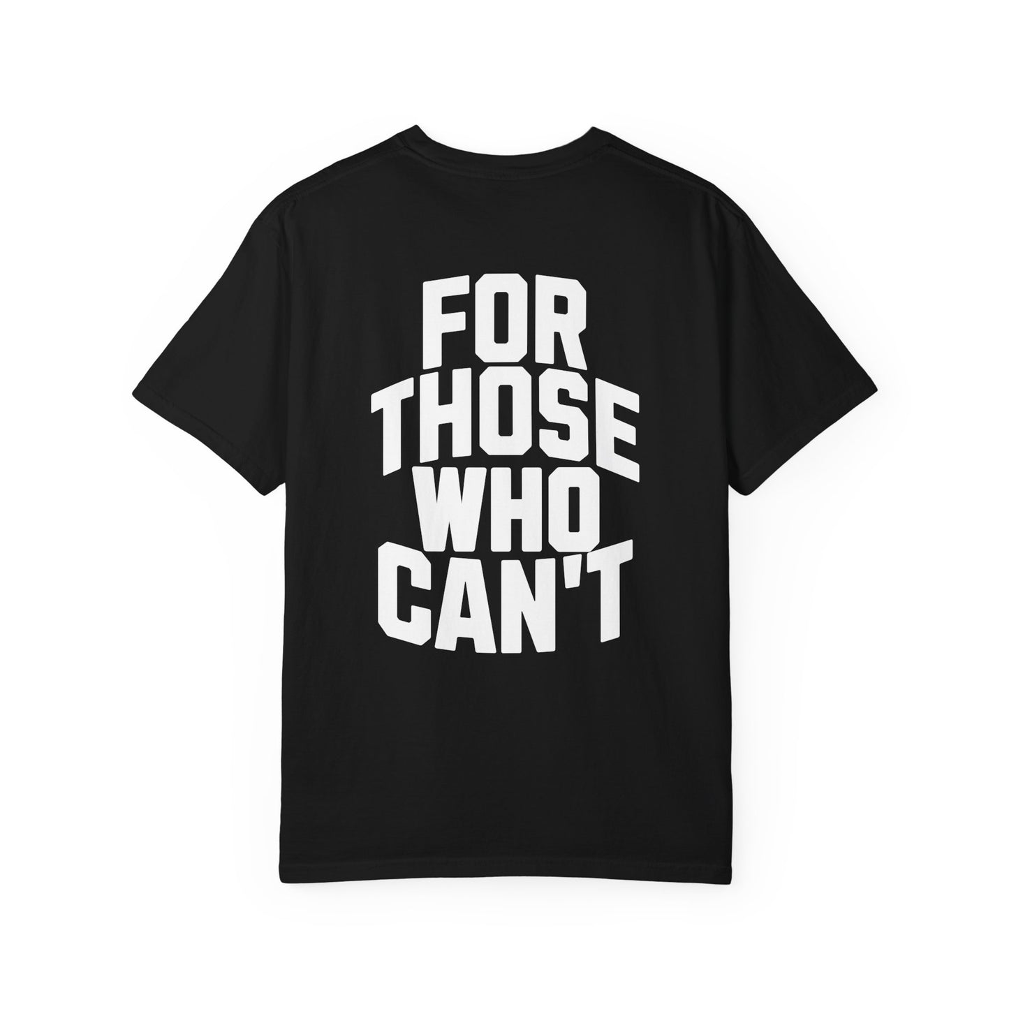 Comfort Colors Tee White Font