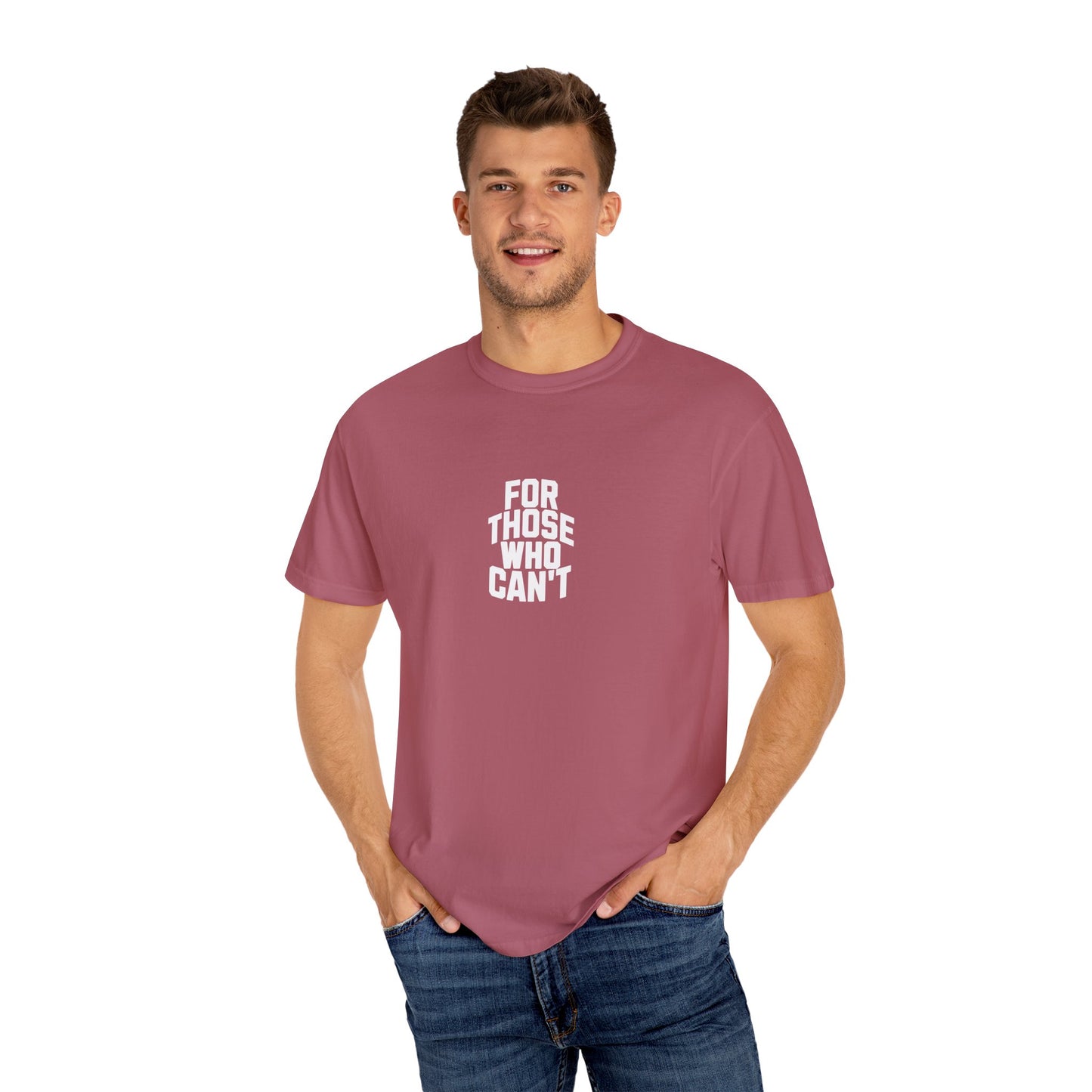 Comfort Colors Tee White Font