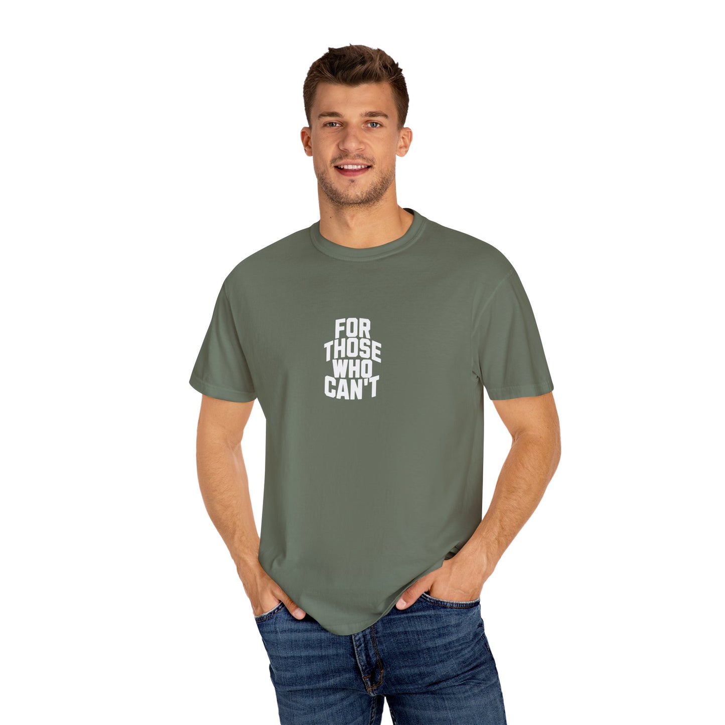 Comfort Colors Tee White Font